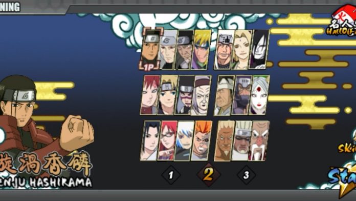 Naruto senki full character mobile